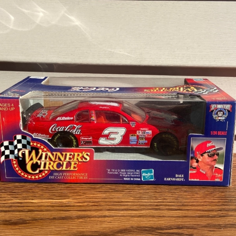 Winners Circle NASCAR 1:24 Diecast Car 50th Anniversary Dale Earnhardt NIB